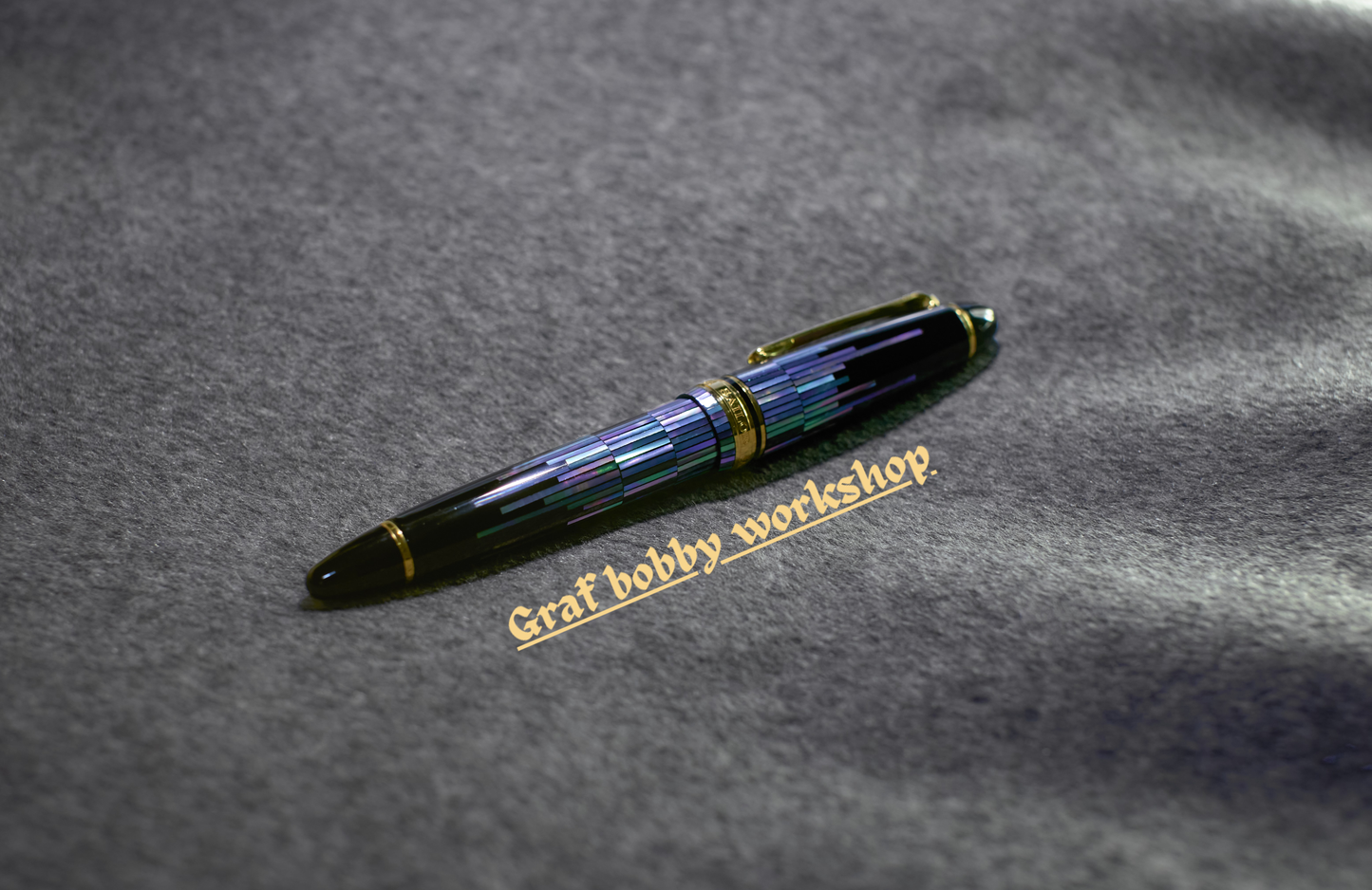 Sailor ProGear/1911L Black Urushi and Raden (Sazae Shell)