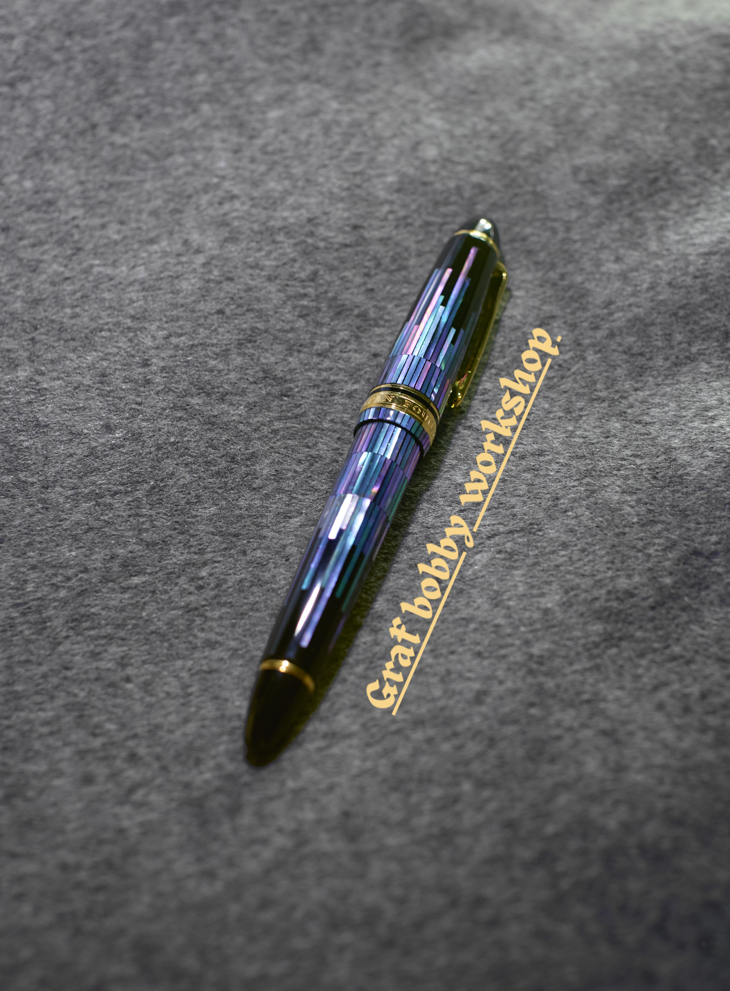 Sailor ProGear/1911L Black Urushi and Raden (Sazae Shell)