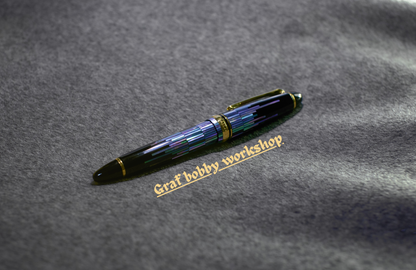 Sailor ProGear/1911L Black Urushi and Raden (Sazae Shell)