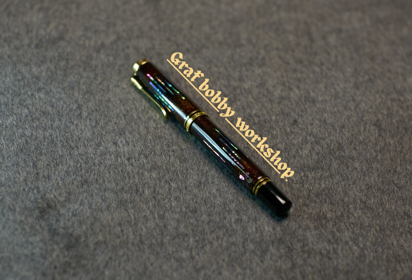 Pelikan M800/400 Black Urushi with Nashiji and Raden (Sazae Shell）