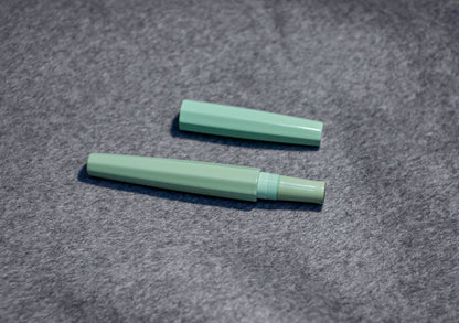 Ebonite Green Urushi Octagonal Fountain Pen Barrel, Compatible with Sailor 1911L/ProGear Nibs (with flaws)