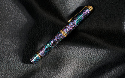 Pelikan M1000/M800 Black Urushi with Raden（Aogai）