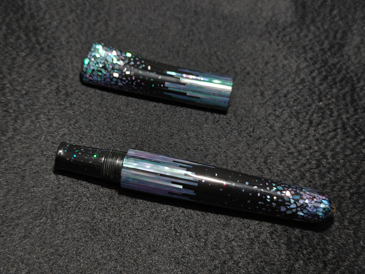 Ebonite Raden Dorsal Fin Fountain Pen Barrel