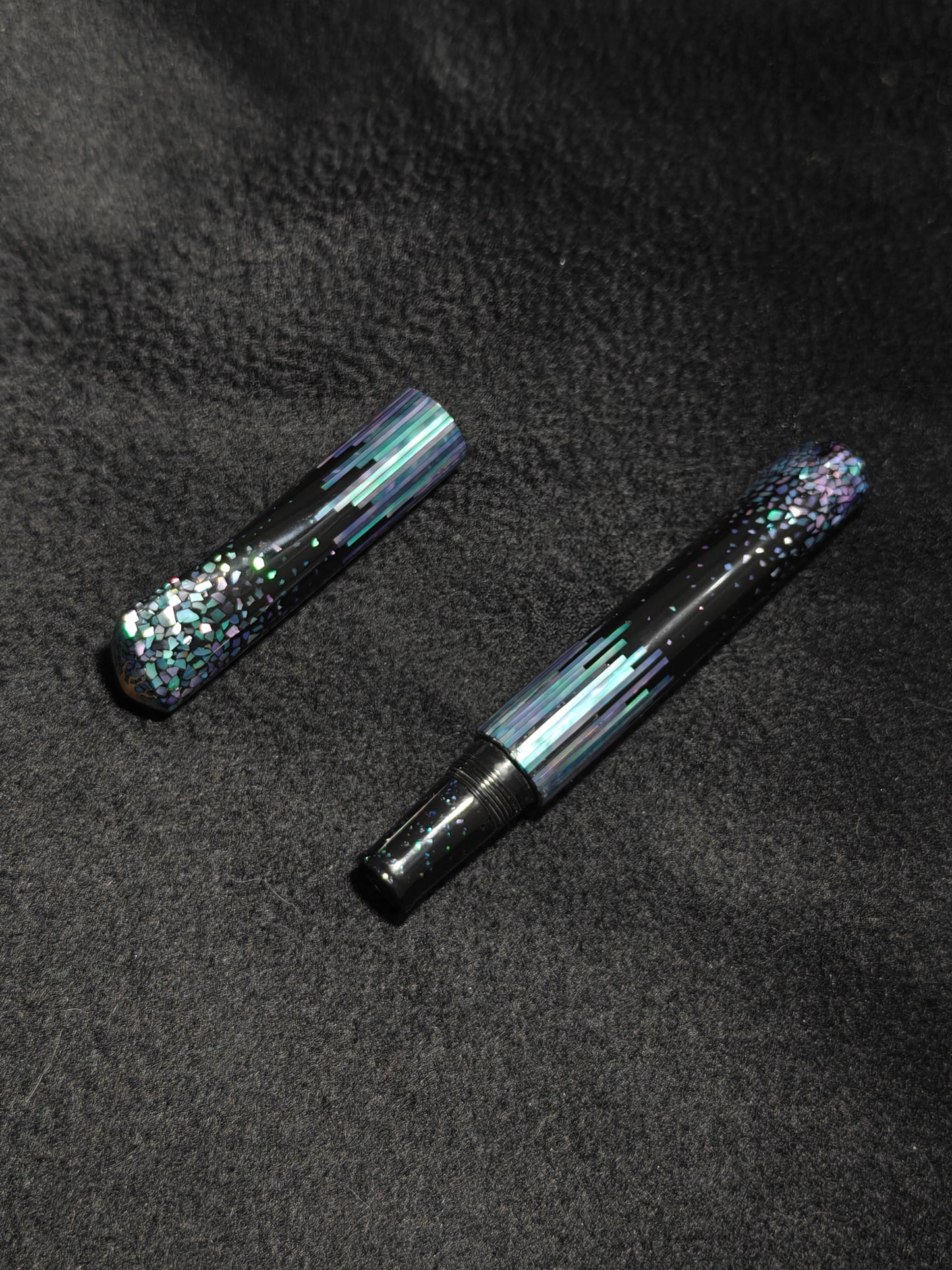 Ebonite Raden Dorsal Fin Fountain Pen Barrel