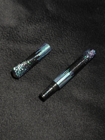 Ebonite Raden Dorsal Fin Fountain Pen Barrel