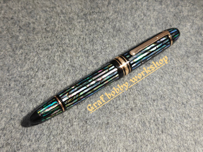 MB 149/146 Black Urushi and Raden (Paua Shell)
