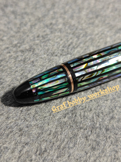 MB 149/146 Black Urushi and Raden (Paua Shell)