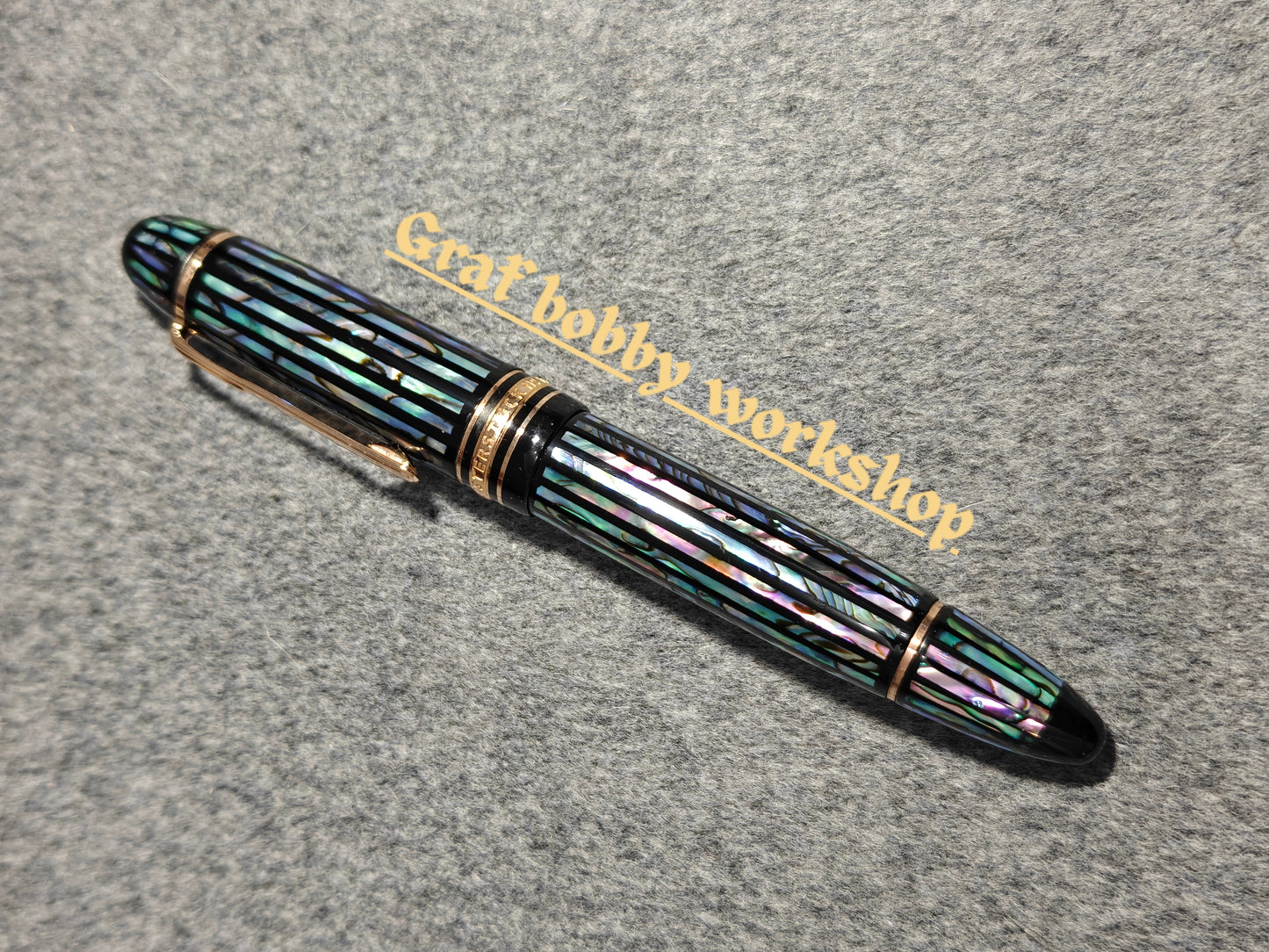 MB 149/146 Black Urushi and Raden (Paua Shell)