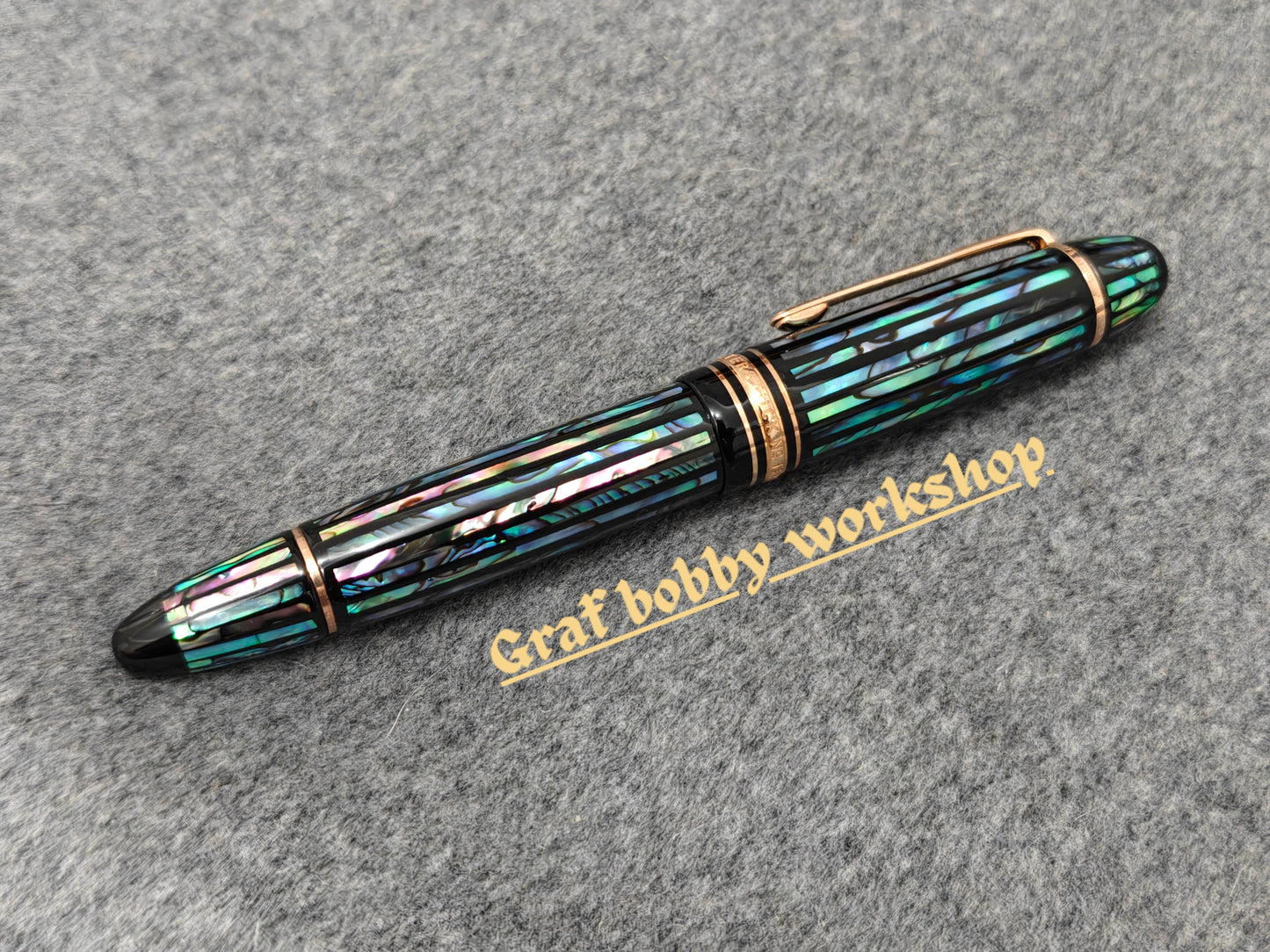 MB 149/146 Black Urushi and Raden (Paua Shell)