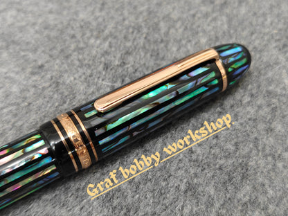 MB 149/146 Black Urushi and Raden (Paua Shell)