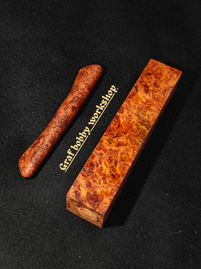 Amboyna Burl Dorsal Fin Barrel