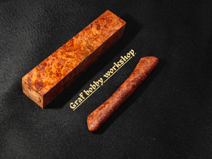 Amboyna Burl Dorsal Fin Barrel